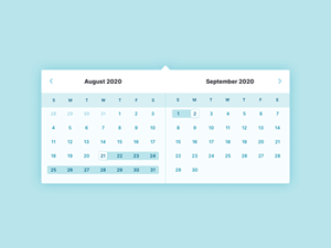 Calendar Date Picker UI – Free Sketch