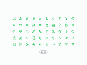 Camping Icons – Free PSD
