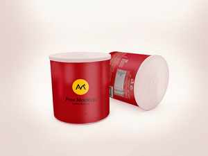 Can of Chips Mockup – Free Resource