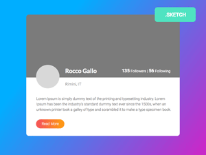 Card Template for Sketch