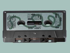 Cassette Tape Mockup PSD