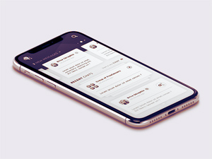 Chat App Screen Design – Free PSD