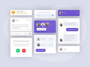 Chat UI Kit – Sketch Resource
