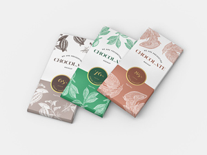 Chocolate Packaging Mockup: Free PSD