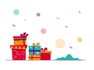 Christmas Gifts Vector
