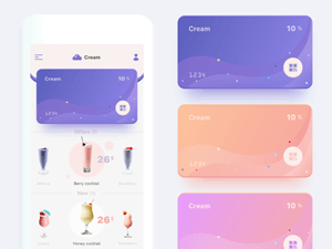 Cocktail App Concept – Sketch Resource