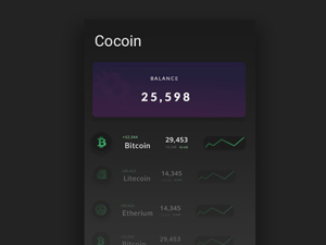 COcoin Wallet App UI Design by Oğuz bülbül