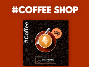 Coffee Shop Social Media Template – Free PSD