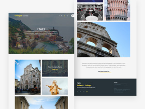Colingz’s Travel Book Template: Free PSD