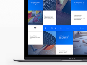 Comma Website Template for Sketch