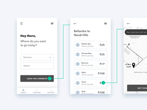 Traffic App Flow Wireframe