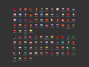 Country Flags Of The World : Free PSD