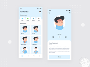 COVID-19 Awareness App UI Concept