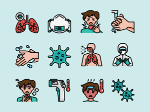 COVID-19 Icon Set
