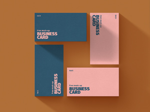 Creative Business Cards Mockup: Free PSD