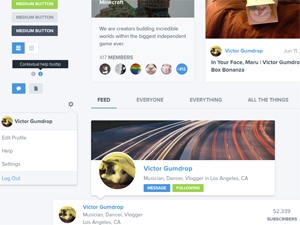 Creator Platform UI Kit for Sketch