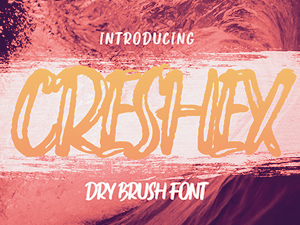 Creshex Dry Brush Font