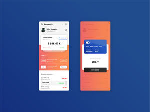 Crypto Mobile App Screens PSD