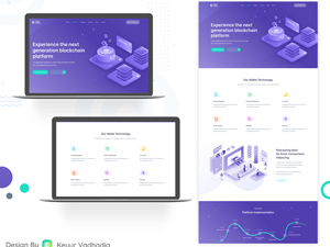 Fintech Landing Page Design