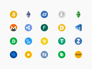 Cryptocurrency Logos – Sketch Freebie