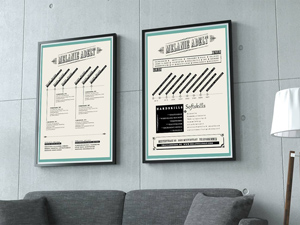 Custom Resume Template – PSD Freebie