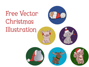 Cute Christmas Animals