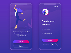 Sign Up Screens