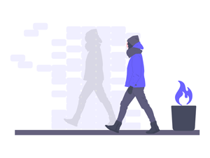 Dark Alley SVG Illustration