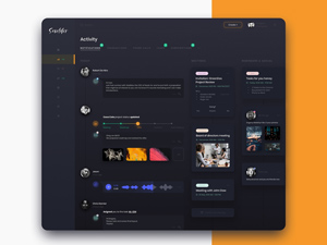 Dark Dashboard UI – Sketch Resource