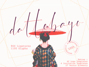Dattebayo Signature Font