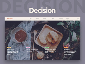 Decision Landing Page PSD