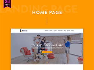 XD Template – Demo My Home Landing Page