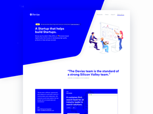 Design Agency Landing Page for Sketch