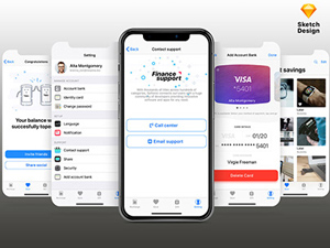 Finance Support App For Sketch
