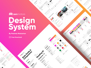 Design System Kit – PSD Freebie