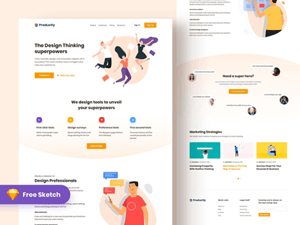 SaaS Landing Page for Designers