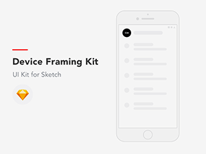 Device Framing Mockup Kit made in Sketch