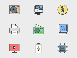 Devices Icons Pack – Sketch Freebie