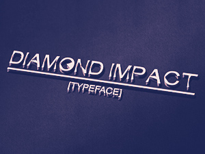Diamond Impact Typeface