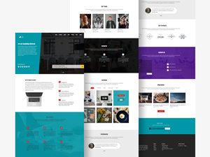 Diana One Page Website Design – Free Resource