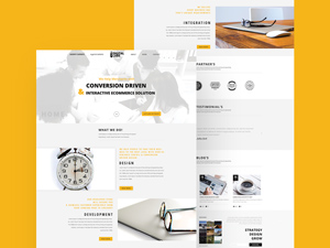 Digital Labs Website Template – Free PSD