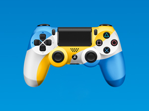 Dualshock 4 Illustration – PSD Freebie