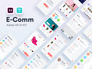E-Commerce Adobe XD UI Kit