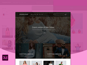 E-Commerce Adobe Xd Theme
