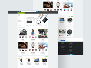 Ebay Landing Page Template by Dinesh Dangare