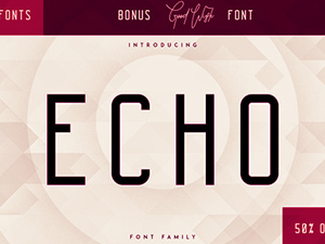 Echo Font Family