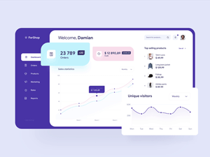 E-commerce Dashboard UI