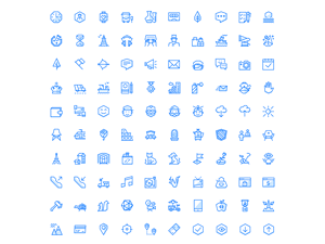100 Free Vector Icons – EGO Set Sample