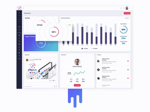 Elisyam Dashboard UI Design PSD