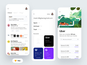 Email App UI Concept